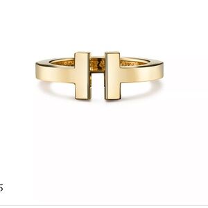 Tiffany & Co. 18k Square Ring in Yellow Gold